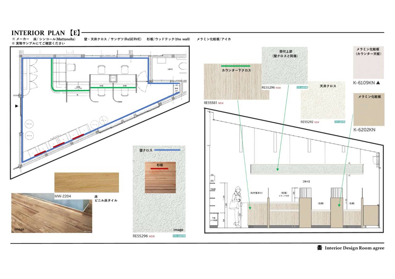 調剤薬局のコーディネート